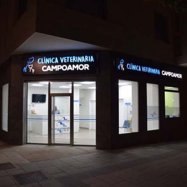 Clínica Veterinaria Campoamor fachada clínica 